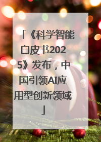 《科学智能白皮书2025》发布，中国引领AI应用型创新领域