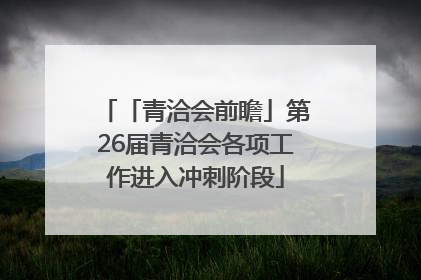 「青洽会前瞻」第26届青洽会各项工作进入冲刺阶段