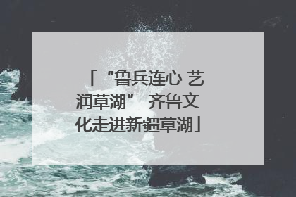 “鲁兵连心 艺润草湖” 齐鲁文化走进新疆草湖