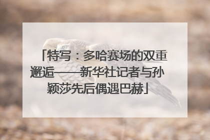 特写：多哈赛场的双重邂逅——新华社记者与孙颖莎先后偶遇巴赫