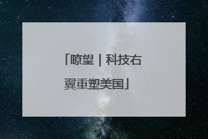 瞭望｜科技右翼重塑美国