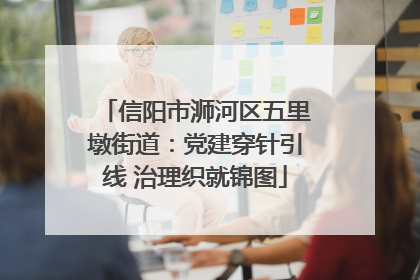 信阳市浉河区五里墩街道：党建穿针引线 治理织就锦图