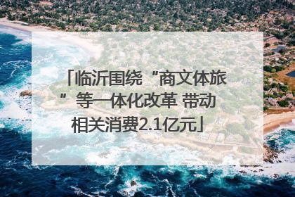 临沂围绕“商文体旅”等一体化改革 带动相关消费2.1亿元