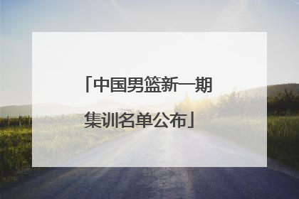 中国男篮新一期集训名单公布