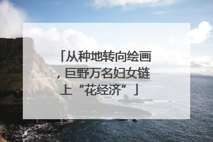 从种地转向绘画，巨野万名妇女链上“花经济”