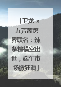卫龙 × 五芳斋跨界联名：辣条粽横空出世，端午市场掀狂澜