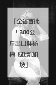 全省首批！300公斤出口鲜杨梅飞赴新加坡