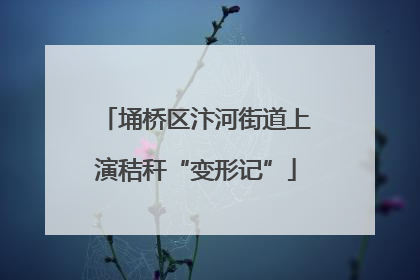 埇桥区汴河街道上演秸秆“变形记”