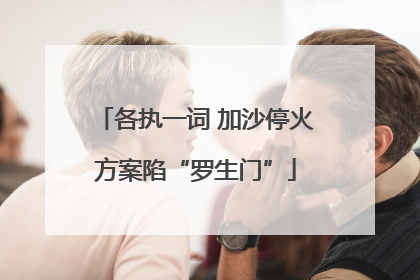 各执一词 加沙停火方案陷“罗生门”