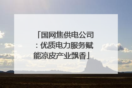 国网焦供电公司：优质电力服务赋能凉皮产业飘香
