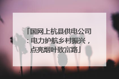 国网上杭县供电公司：电力护航乡村振兴，点亮烟叶致富路