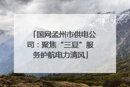 国网孟州市供电公司：聚焦“三夏”服务护航电力清风