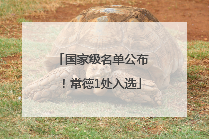 国家级名单公布！常德1处入选