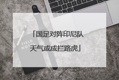 国足对阵印尼队 天气或成拦路虎