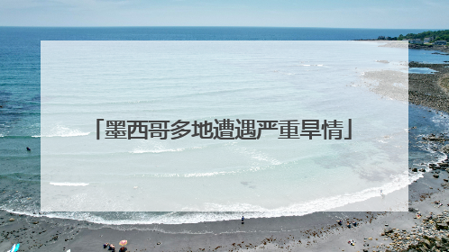 墨西哥多地遭遇严重旱情