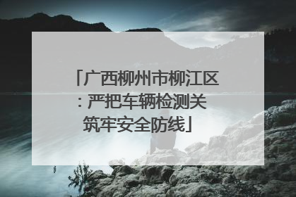 广西柳州市柳江区：严把车辆检测关 筑牢安全防线