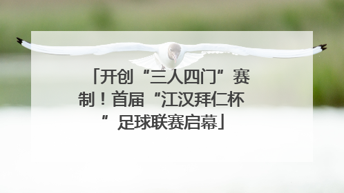 开创“三人四门”赛制！首届“江汉拜仁杯”足球联赛启幕