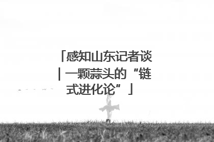 感知山东记者谈｜一颗蒜头的“链式进化论”