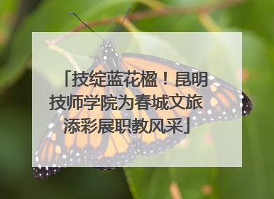 技绽蓝花楹！昆明技师学院为春城文旅添彩展职教风采