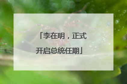 李在明，正式开启总统任期