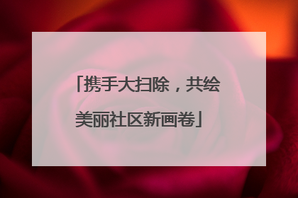 携手大扫除，共绘美丽社区新画卷