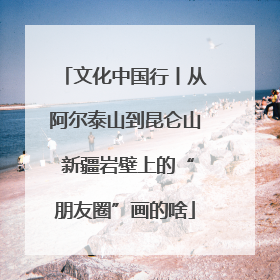 文化中国行丨从阿尔泰山到昆仑山 新疆岩壁上的“朋友圈”画的啥