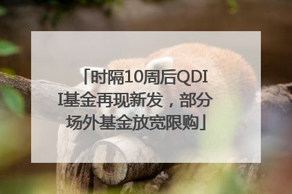 时隔10周后QDII基金再现新发，部分场外基金放宽限购