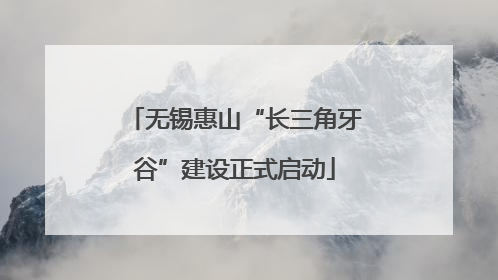 无锡惠山“长三角牙谷”建设正式启动