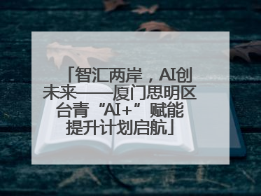 智汇两岸，AI创未来——厦门思明区台青“AI+”赋能提升计划启航