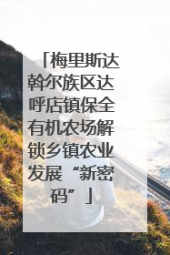 梅里斯达斡尔族区达呼店镇保全有机农场解锁乡镇农业发展“新密码”