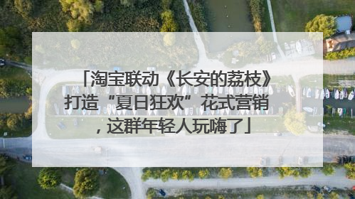 淘宝联动《长安的荔枝》打造“夏日狂欢”花式营销，这群年轻人玩嗨了