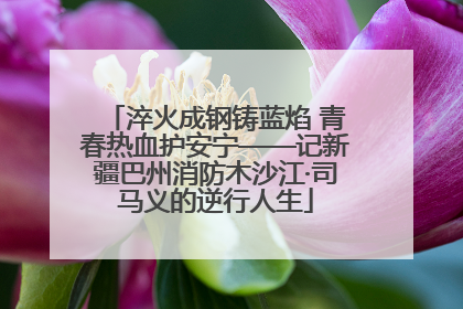 淬火成钢铸蓝焰 青春热血护安宁——记新疆巴州消防木沙江·司马义的逆行人生