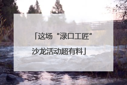 这场“渌口工匠”沙龙活动超有料