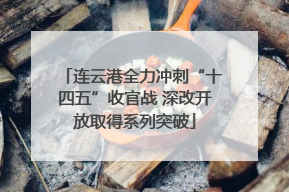 连云港全力冲刺“十四五”收官战 深改开放取得系列突破
