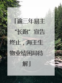 逾三年易主“长跑”宣告终止，海王生物业绩困局待解