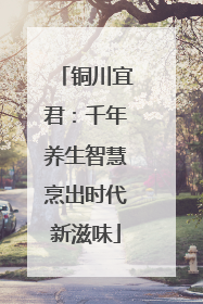 铜川宜君：千年养生智慧烹出时代新滋味