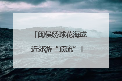 闽侯绣球花海成近郊游“顶流”