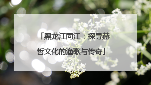黑龙江同江：探寻赫哲文化的渔歌与传奇