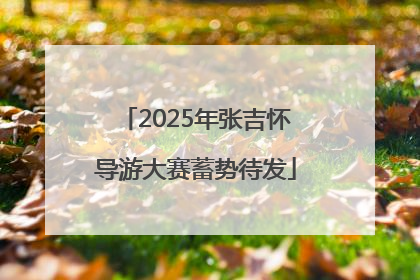 2025年张吉怀导游大赛蓄势待发