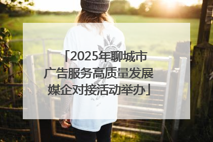 2025年聊城市广告服务高质量发展媒企对接活动举办
