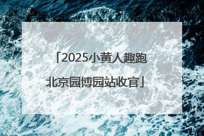 2025小黄人趣跑北京园博园站收官