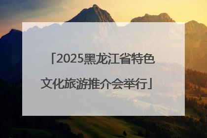 2025黑龙江省特色文化旅游推介会举行