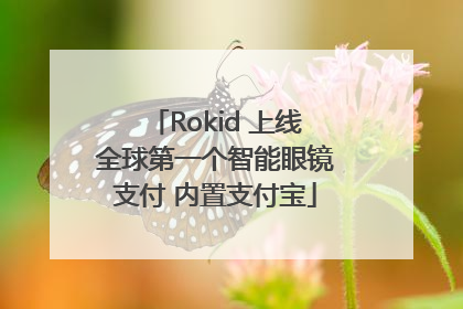 Rokid 上线全球第一个智能眼镜支付 内置支付宝
